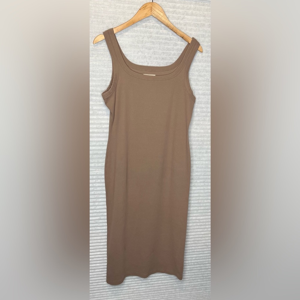 Madewell Tan Sleeveless Dress - Picture 8 of 10